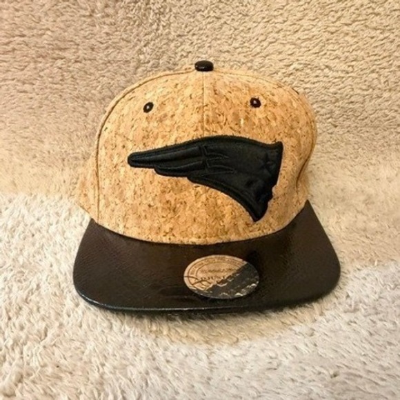 Mitchell & Ness Other - Mitchell & Ness New England Patriots Cork Black Snakeskin Snapback Hat NFL Cap